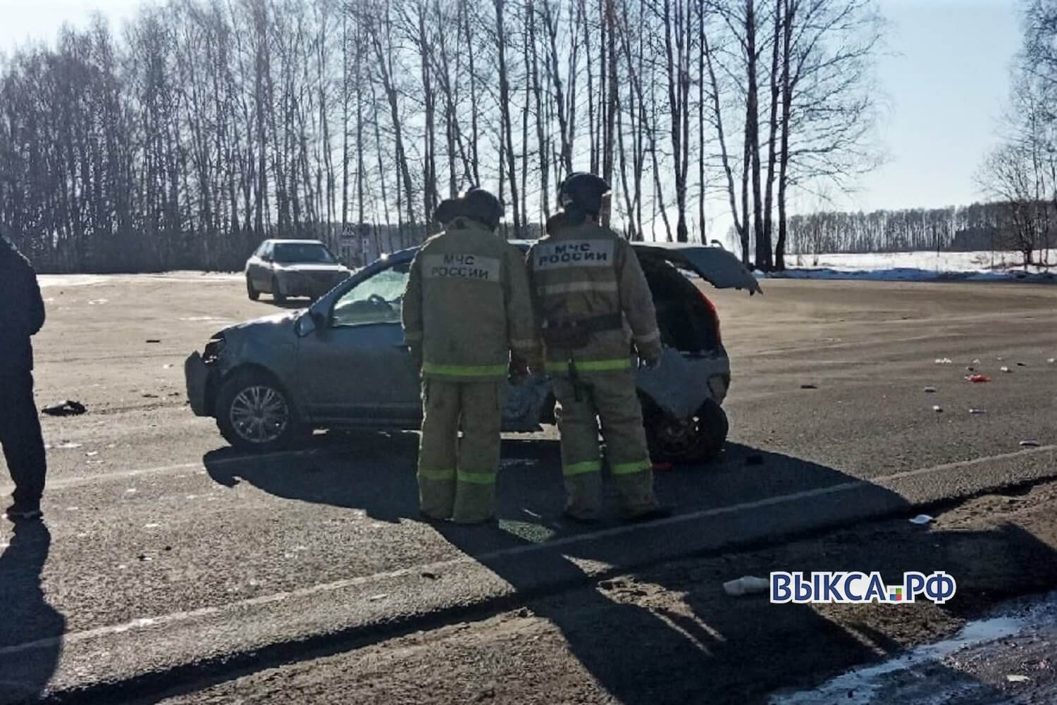 Пассажирский автобус ? попал в ДТП